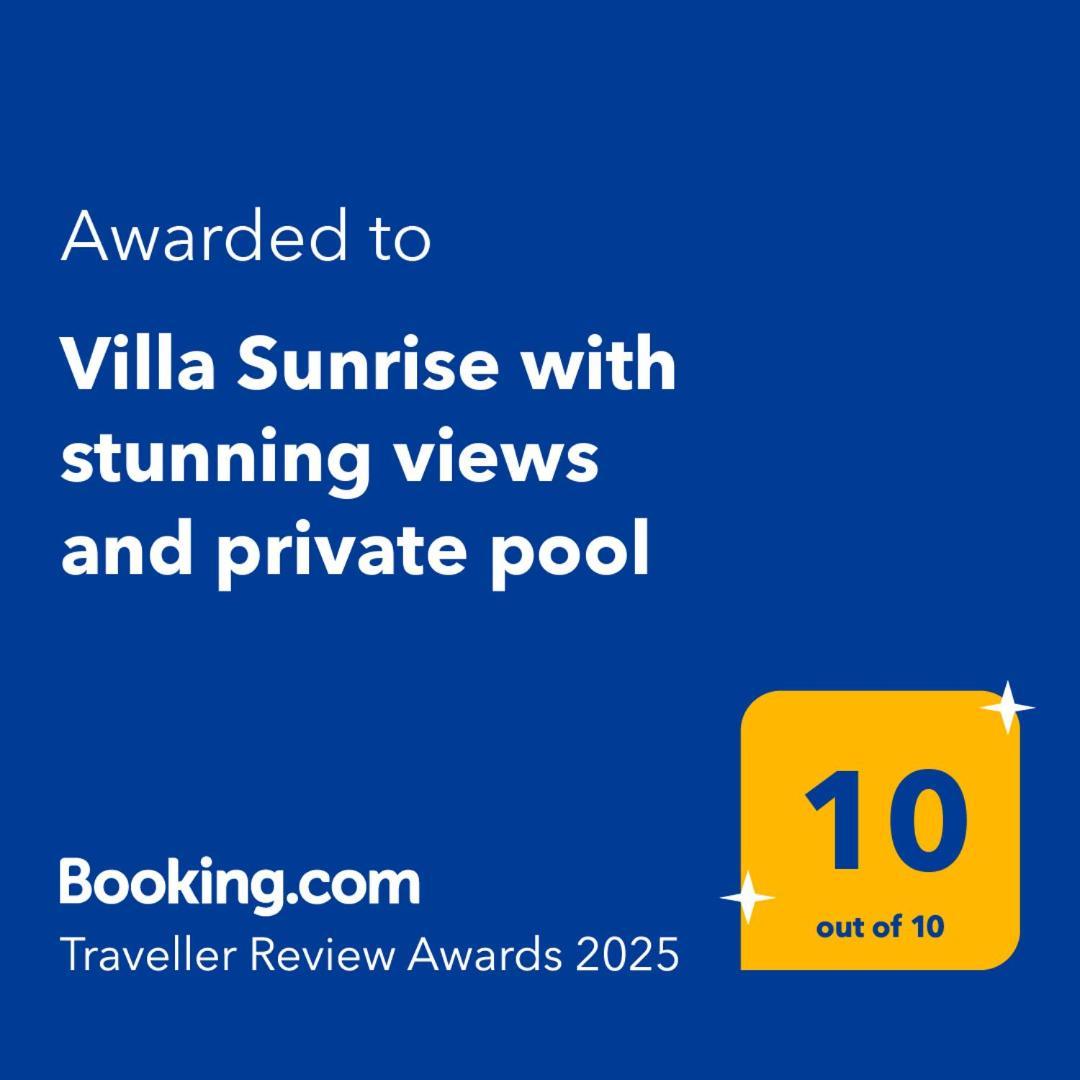 Villa Sunrise With Stunning Views And Private Pool Katokhórion 외부 사진
